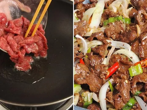 4 mẹo xào thịt bò mềm ngọt, để nguội vẫn ngon, không bị dai