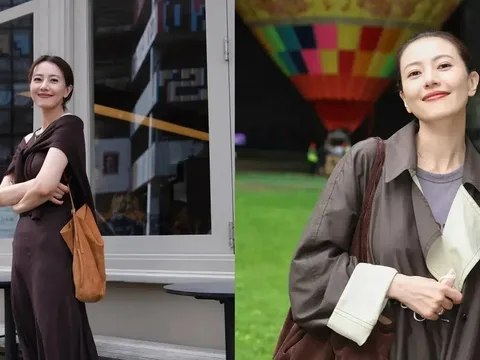 Mỹ nhân Cbiz gợi ý 2 set đồ màu caramel sang chảnh, nàng nên tham khảo cho mùa thu này