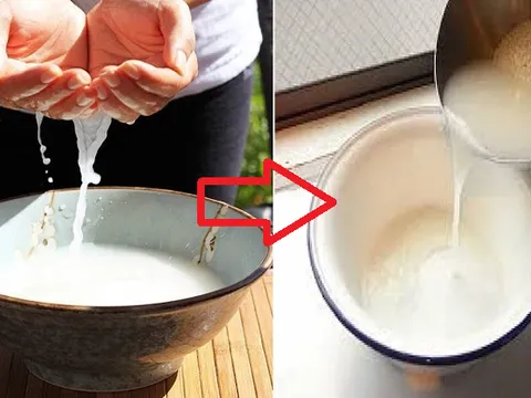 Nước vo gạo đừng vội đổ đi: Giữ lại công dụng tuyệt vời cả nam và nữ đều cần