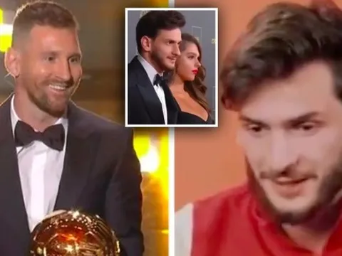 Messi phá vỡ 'quy định' ở gala Quả bóng Vàng để bắt tay đàn em