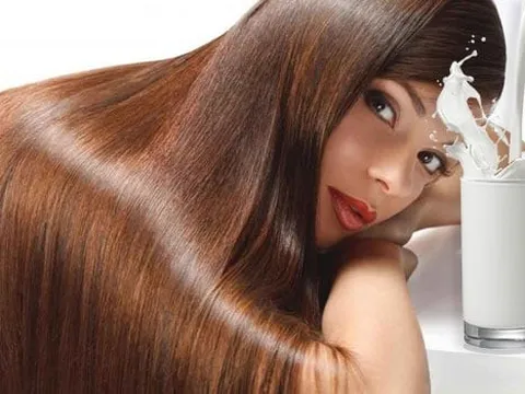 4 cách dùng sữa tươi kích thích tóc con mọc tua tủa, hết sạch gàu