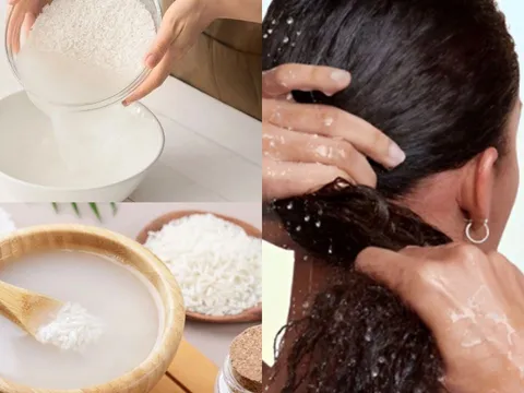 Cách ủ lên men Nước Vo Gạo giúp mượt tóc trắng da