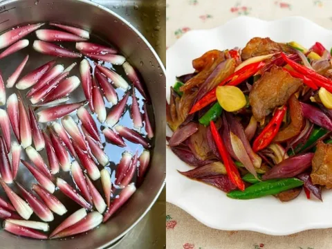 Ăn một lần là nhớ mãi: Loại rau tím vừa ngon vừa bổ, dân sành ăn coi như báu vật trên mâm cơm