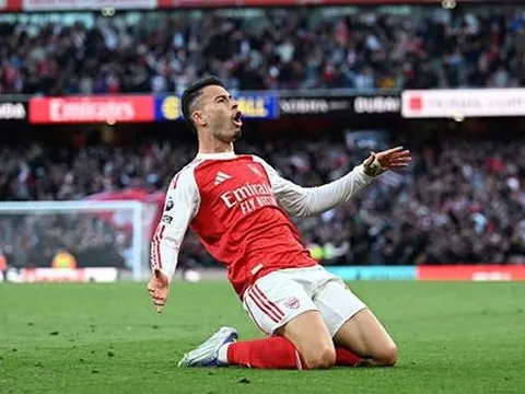 Declan Rice hết lời khen ngợi Martinelli sau trận hòa Man City