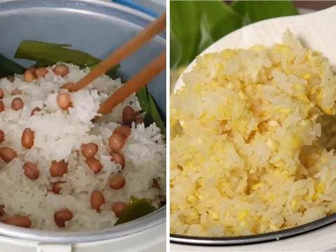 Cách nấu xôi bằng nồi cơm điện ngon dẻo