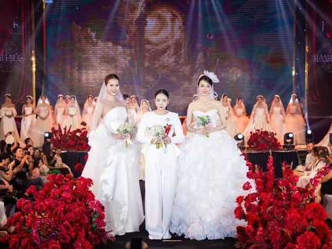 2 nàng Á Hương Ly, Lê Phan Hạnh Nguyên rực rỡ trong trang phục váy cưới