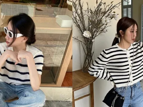 3 kiểu áo kẻ vừa sành điệu vừa nổi bật nàng đừng bỏ qua Thu này