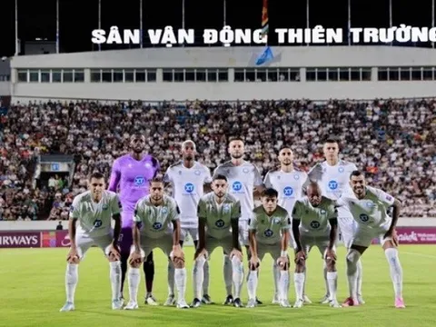 Nam Định thử nghiệm đội hình, không dùng đủ ngoại binh tại Shopee Cup