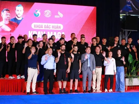 Võ sư 8 đẳng Taekwondo thế giới tham gia lớp Đặc huấn Krav Maga tại TP.HCM