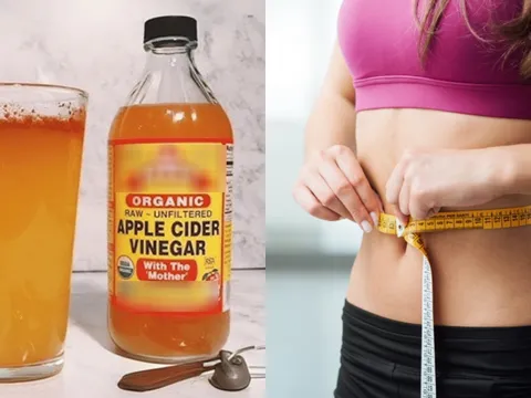 Mỗi ngày uống thìa giấm táo theo cách này, bụng thon gọn, da dẻ trắng sáng
