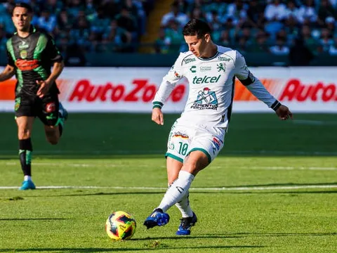 James Rodriguez tịt ngòi, Leon nhận thất bại trước Juarez