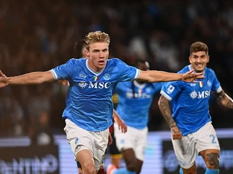Hojlund tiếp tục nổ súng, đặt mục tiêu cao cùng Napoli