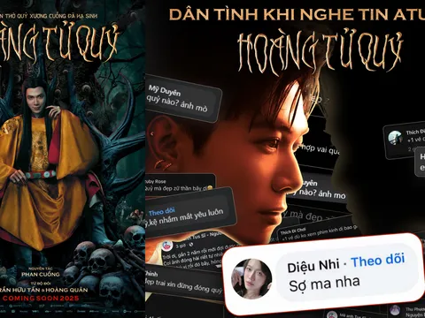 Anh Tú Atus mặc long bào tỏa sáng trên First-look Poster đậm chất quỷ dị của phim Hoàng Tử Quỷ
