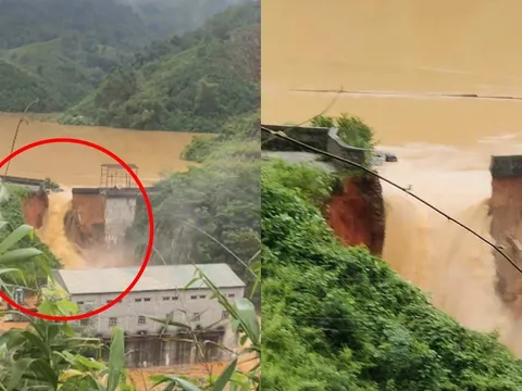 Lạng Sơn: Vỡ đập thuỷ điện, nước lũ đổ về hạ du, sơ tán người dân ở khu vực nguy hiểm
