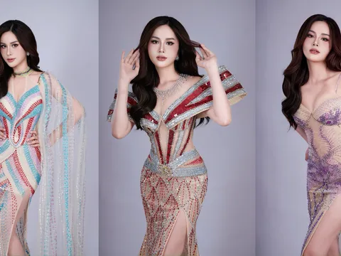 Người đẹp hình thể Lê Tuyền khoe làm nàng thơ trong BST dạ hội của NTK Tommy Nguyễn