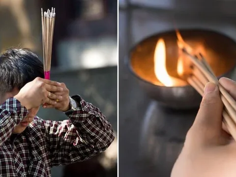 Vì sao không nên dùng tay phải để thắp hương?