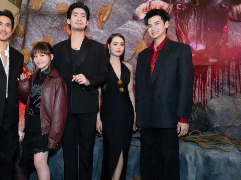 Thảm đỏ Tee Yod: Quỷ Ăn Tạng Phần 3 bùng nổ visual với “5 anh em” nhà Nadech Kugimiya