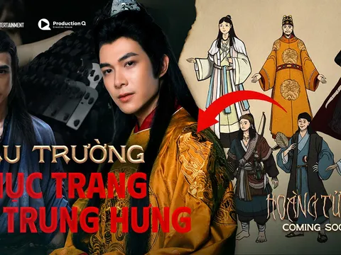 Tạo hình cổ trang thời Lê Trung Hưng của Anh Tú Atus, Lương Thế Thành được hé lộ trong tập hậu trường Hoàng Tử Quỷ