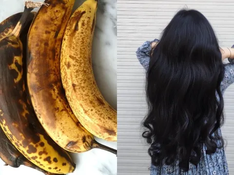 Mẹo ủ tóc bằng chuối chín thâm đen vừa tiết kiệm, vừa giúp tóc giảm rụng, nhanh dài