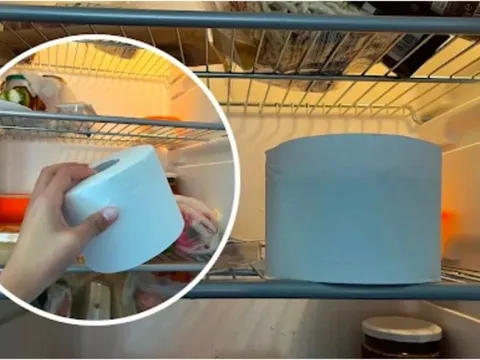 Bỏ 1 cuộn giấy vào tủ lạnh, mẹo hay có lợi cho cả nhà