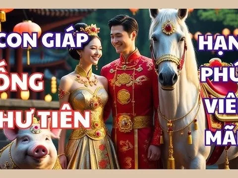 Từ mai 15/10, 4 con giáp sướng như tiên: Tiền - Tình - May Mắn đều tới