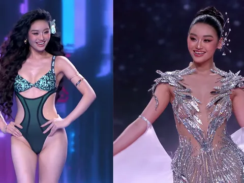 Bán kết Miss Grand International 2025: Hoa hậu Yến Nhi trình diễn áo tắm nóng bỏng, tỏa sáng trong trang phục dạ hội