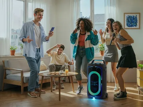 Tận hưởng Staycation chill hết nấc, phải có loa tháp di động Samsung
