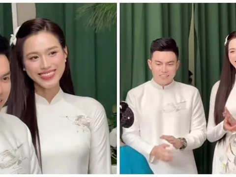 Lộ diện mạo chồng thiếu gia của Hoa hậu Đỗ Thị Hà, cô dâu khóc nức nở vì điều này
