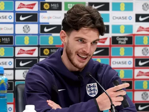 Declan Rice: Thật yếu kém nếu ĐT Anh không đặt mục tiêu vô địch World Cup