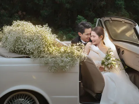 Ảnh cưới vintage của Á hậu Chế Nguyễn Quỳnh Châu và doanh nhân Phát Nguyễn tại Đà Lạt