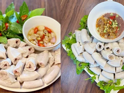 Thêm thứ này vào nồi luộc lòng lợn, lòng trắng giòn, không hôi