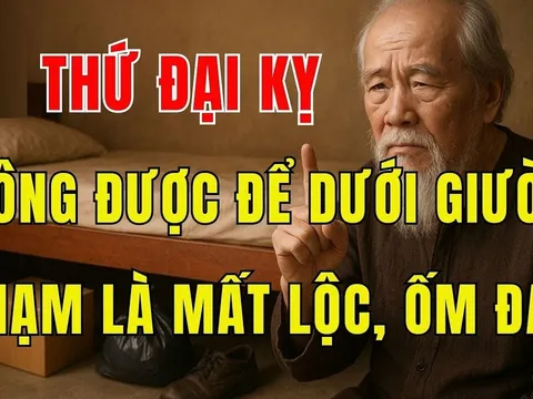 4 vật đặt dưới gầm giường dương khí cạn sạch, Tiền Tài chảy ra