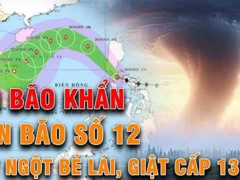 Bão số 12 Fengshen quét Biển Đông: Khả năng mạnh lên Cấp 11 - Giật Cấp 13, cảnh báo tại các tỉnh Trung Bộ