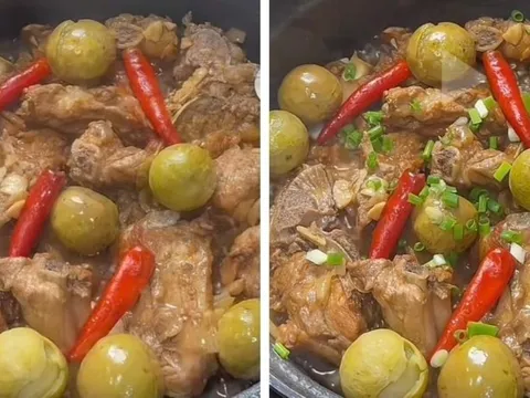 Trổ tài làm sườn kho sấu chua ngọt, đậm đà hương vị, ăn cực kỳ bắt cơm