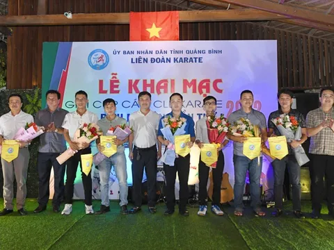Khai mạc Giải Karate cúp các câu lạc bộ Quảng Bình