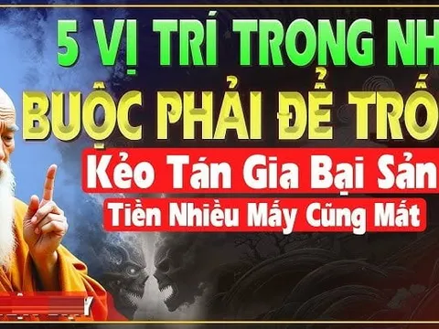 3 chỗ trong nhà càng trống rỗng càng có nhiều lộc, lấp đầy Tiền mất đi ngay