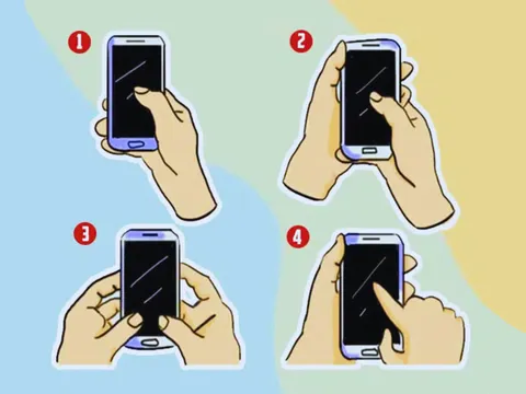 Cách cầm điện thoại nói lên tính cách khác biệt gì ở bạn?