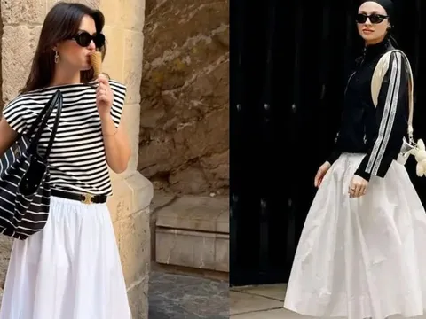 3 công thức mix váy trắng dịu dàng như nàng thơ mùa thu