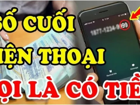 Cộng dãy số điện thoại này vào bằng số này: Cực kỳ may mắn, cả đời tiêu không hết tiền