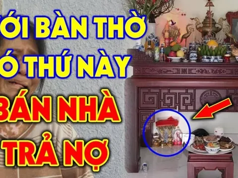 Cứ tiện tay đặt 4 thứ này dưới chân bàn thờ: Nghèo khổ suốt đời, đó là gì?