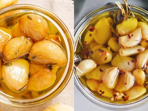 Bí quyết làm tỏi ngâm dầu, để lâu vẫn thơm, ăn không bị hôi