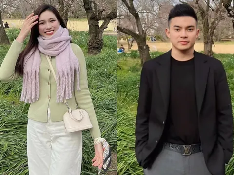 Khoảnh khắc hiếm hoi của Đỗ Thị Hà và chồng thiếu gia nghìn tỷ trước khi kết hôn