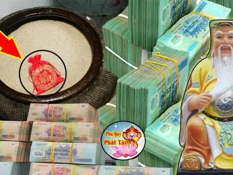 Đúng 0 giờ đặt thứ này dưới đáy thùng gạo hối lộ Thần Tài: Cuối năm tiền về như nước