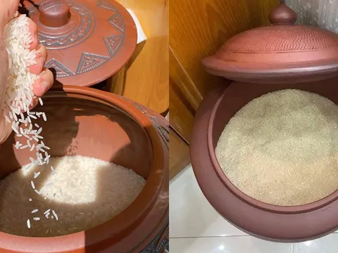 Vị trí đặt thùng gạo tụ lộc, hút may mắn, giúp gia chủ ăn nên làm ra