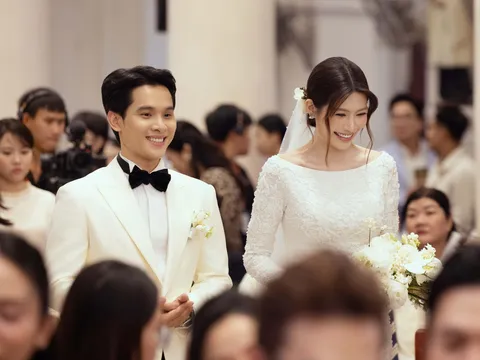 Chế Nguyễn Quỳnh Châu làm đám cưới với chồng chủ tịch tại nhà thờ, Mai Ngô- Quốc Thiên xúc động chúc phúc