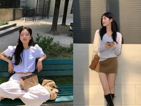 Muốn đạt điểm 10 thanh lịch và sang chảng nàng đừng bỏ qua các cách mix màu trắng và be sau