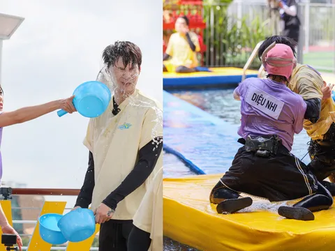 Vợ chồng Anh Tú Atus và Diệu Nhi tương tàn tại Running Man Vietnam mùa 3