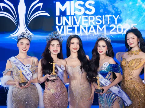 Team Mentor Bùi Quỳnh Hoa thắng lớn tại Hoa hậu Sinh viên Việt Nam 2025