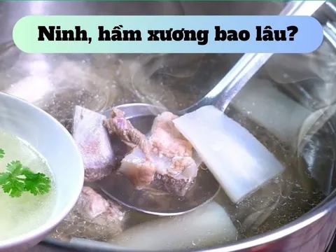 Cách hầm canh xương ngon ngọt trong veo