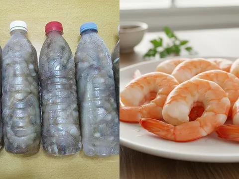 Đừng bỏ tôm thẳng vào tủ lạnh: Thêm 1 bước nhỏ, tôm để cả năm vẫn tươi ngọt như mới mua